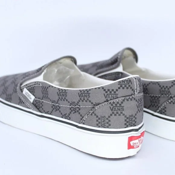 Vans Mens Vans Classic Slip-on - Mens Shoes Pewter/Black - Picture 6 of 8